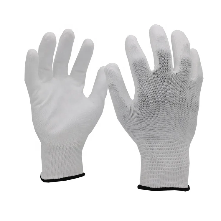 HB Safety Ultra Precision Seamless Nylon PU Work Gloves P311 Good Grip 12 Paris Wholesale Fast Delivery