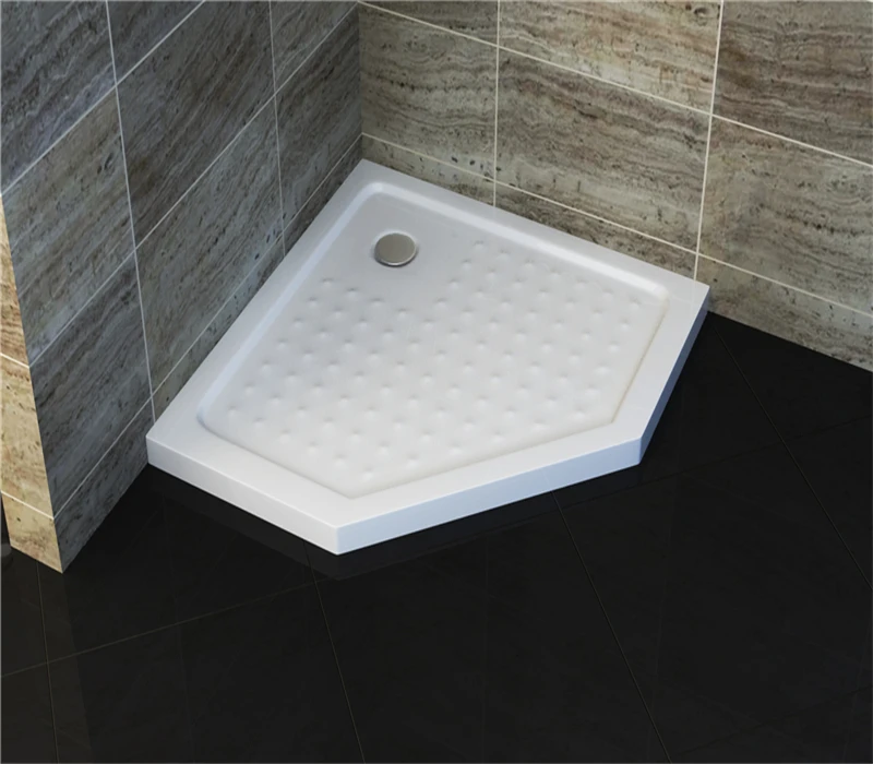 Price Manufacturer Supplier Sector Large Acrylic Bathroom Resin Shower Tray With Factory Prices Hotel