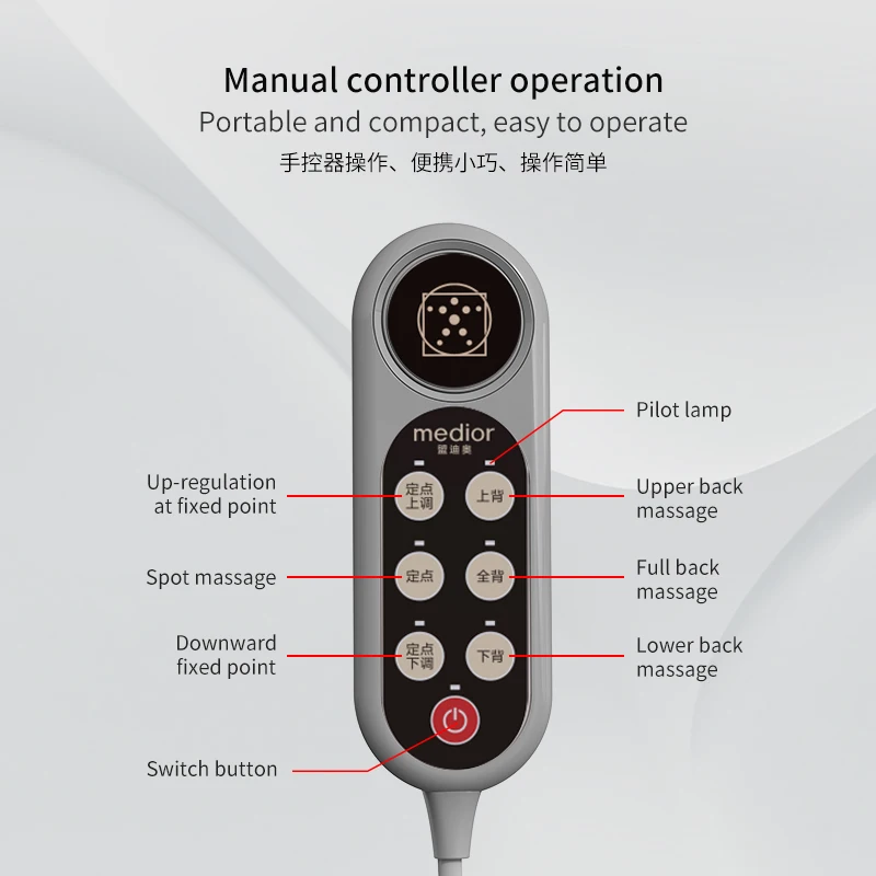 Full Body Massaging Cushion Neck Waist Massage Cushion With Heater size Small body that can be folded  Full body massage cushion