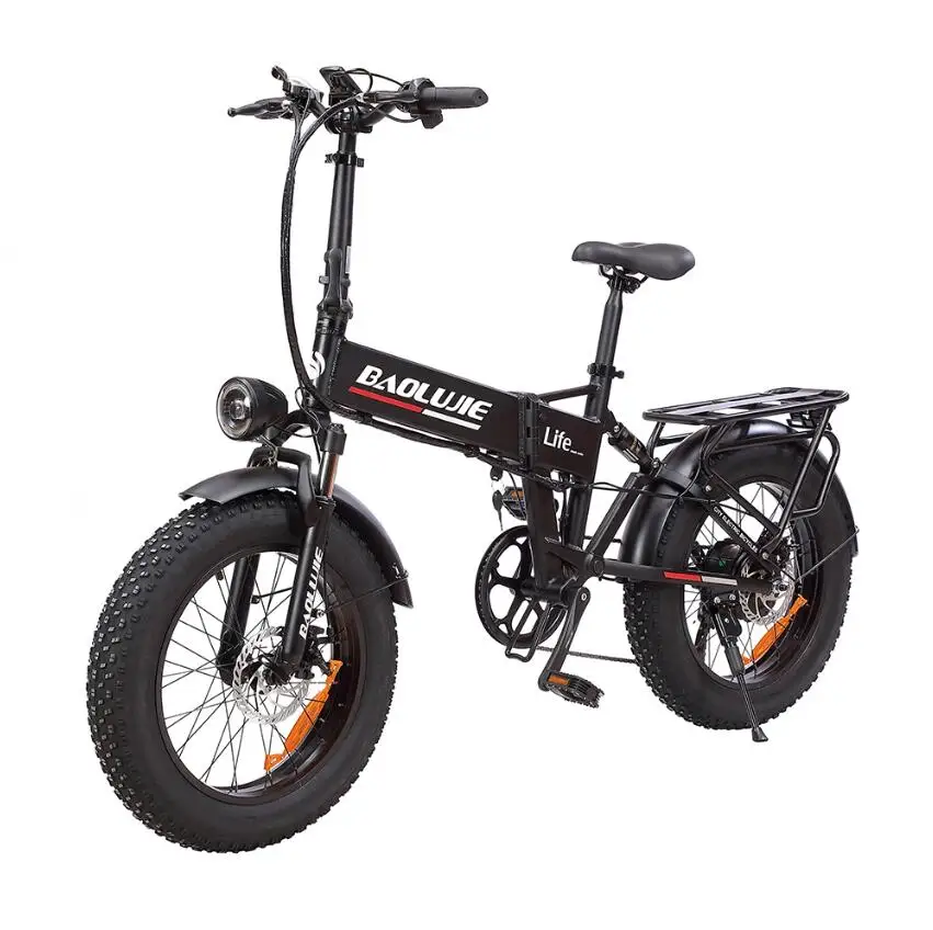 Blj Electric Bicycle 500w 12.5ah Battery Electric Bike5 Folding 20*4 Ebikeric Bike Lithi20 Inch 500w 48v 12.5ah Lithium Battery