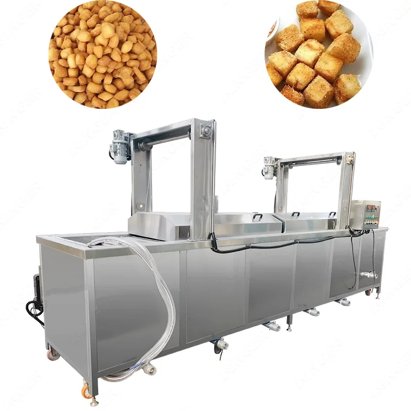 Electric Pork Skin Sunflower Seeds Deep Fryer Potato Chips Onion Rings Production Line Bread Sticks Peanut Deep Frier