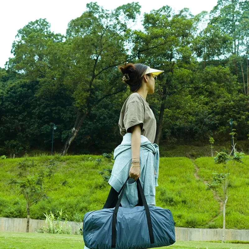 Outdoor Waterproof Family Fishing Safari Glamping Canvas Automatic Solar Power Air Inflatable Camping Tent