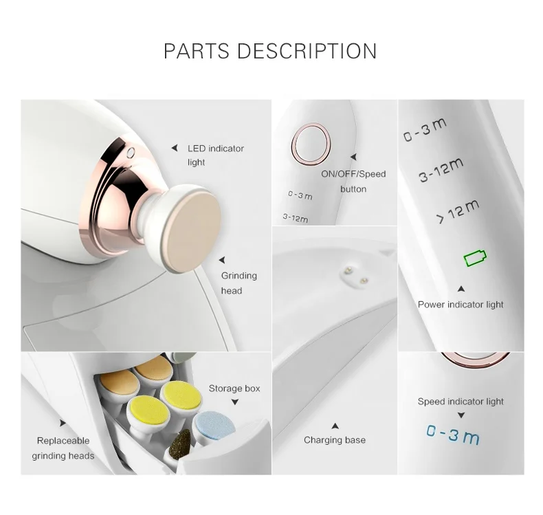 2020 Innovative Products Professional Baby Nail Trimmer Electric Baby manicure