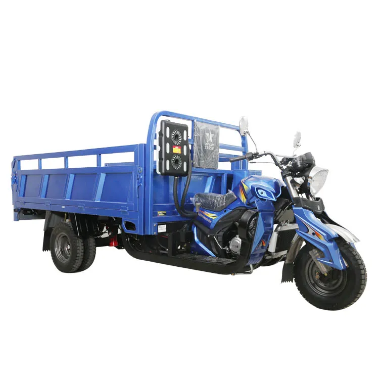 350CC 2 Axle 9 Wheel Motorized Tipper Cargo Tricycle/350CC Double Rear Axle Nine Wheel Motorcycle Dumper Cargo Tricycle