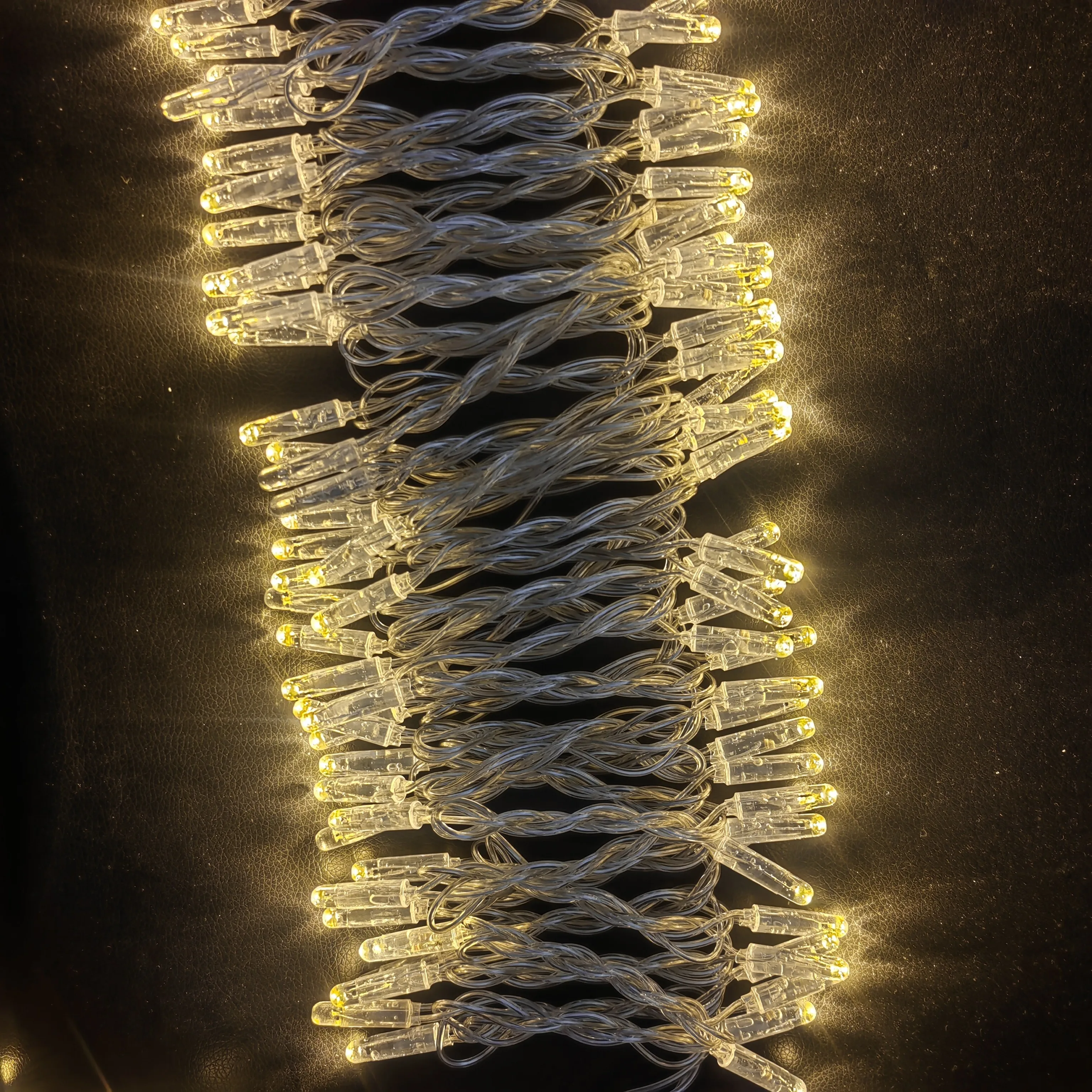 Holiday 30 LED String Lights 8M 220V rice led PVC fairy lights Christmas Party Decoration 360 degree glow Lights