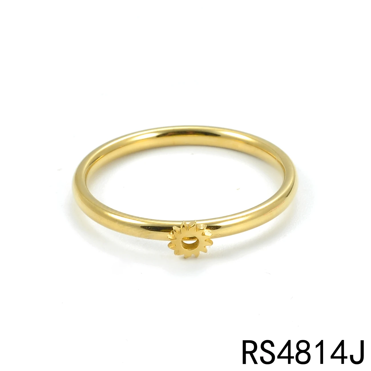 New Arrival Non Tarnish PVD 18K Gold Jewelry Rings Fashion Rings Custom Jewelry Trend Stainless Steel Simple Unisex Ring