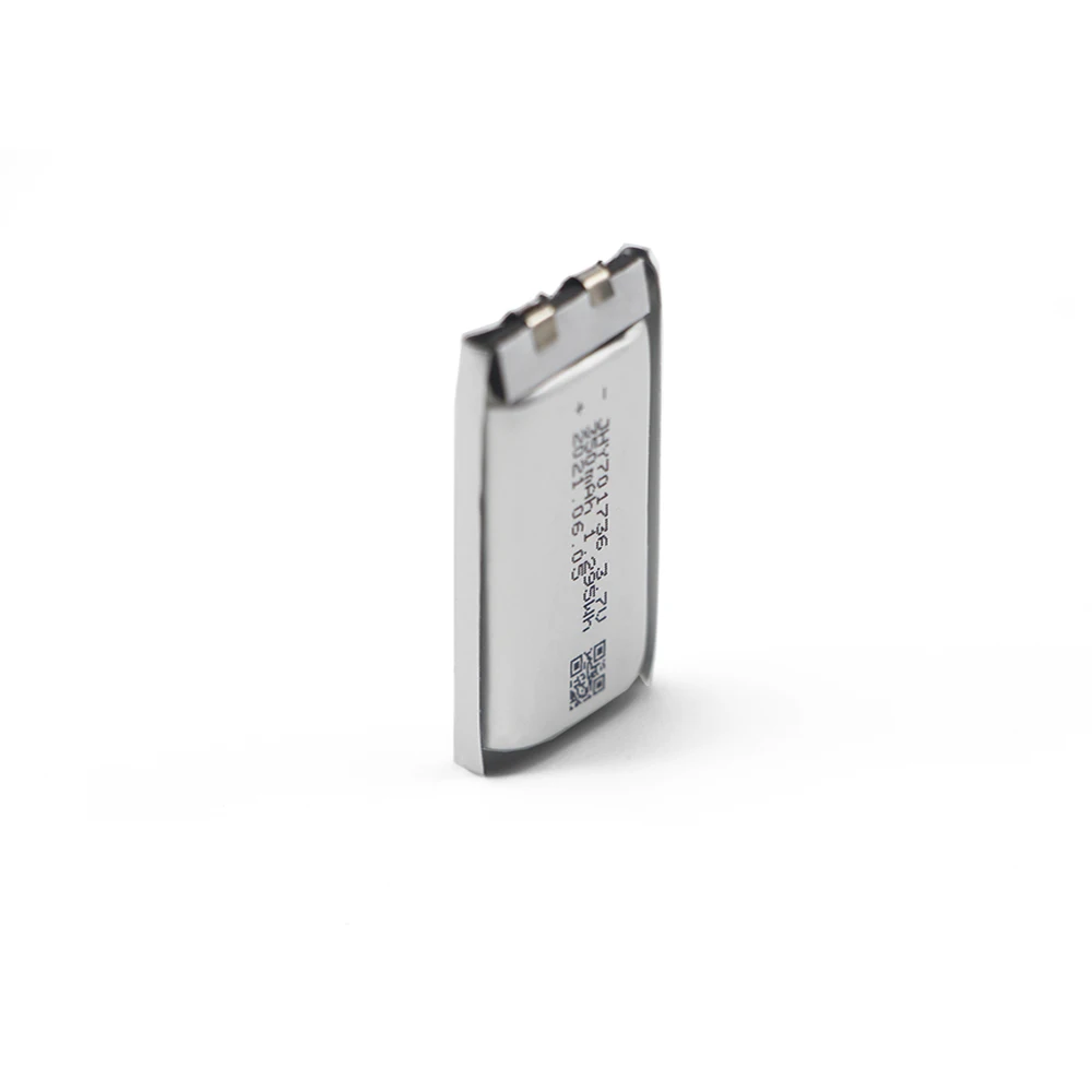 JHY 701736 3.7v 350mAh rechargeable lithium polymer battery