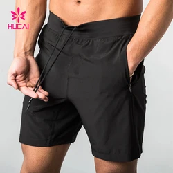OEM Custom 100% Polyester Dry Fit Running Shorts For Men