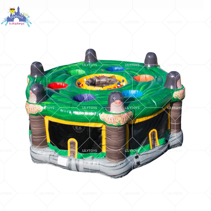 Cheap PVC inflatable fight rodents games Whac-a-mole for kids and adults on the ground for fun
