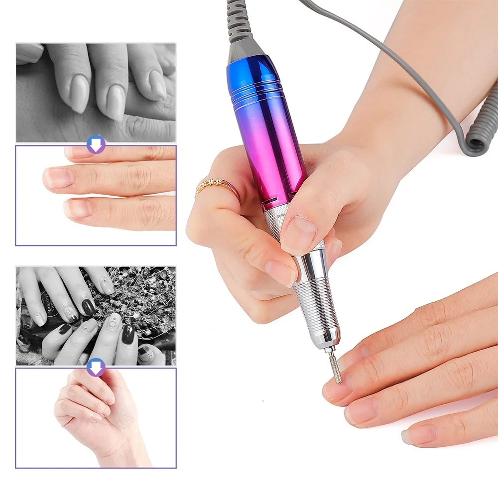 35000RPM Professional Electric Nail Drill Handle for Nail Art Equipment Multipurpose Pedicure Tool Nail Drill
