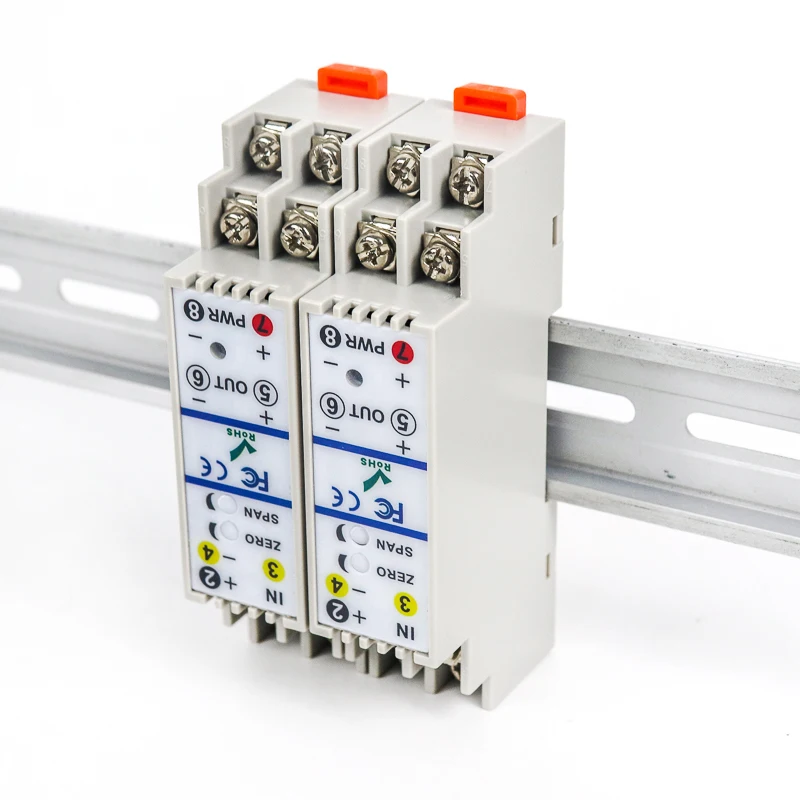 4-20ma output signal converter analog signal isolator 1 in 1 out 1 in 2 out with CE approved isolated signal conditioner