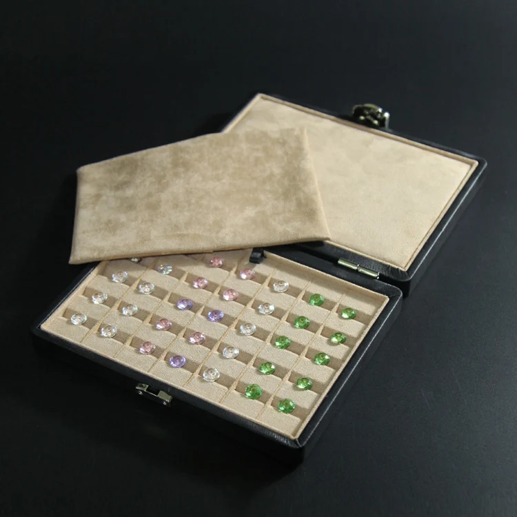 Odm Custom Design Big Large Key Lock Leather Velvet Suede Jewelry Necklace Gift Packaging Box