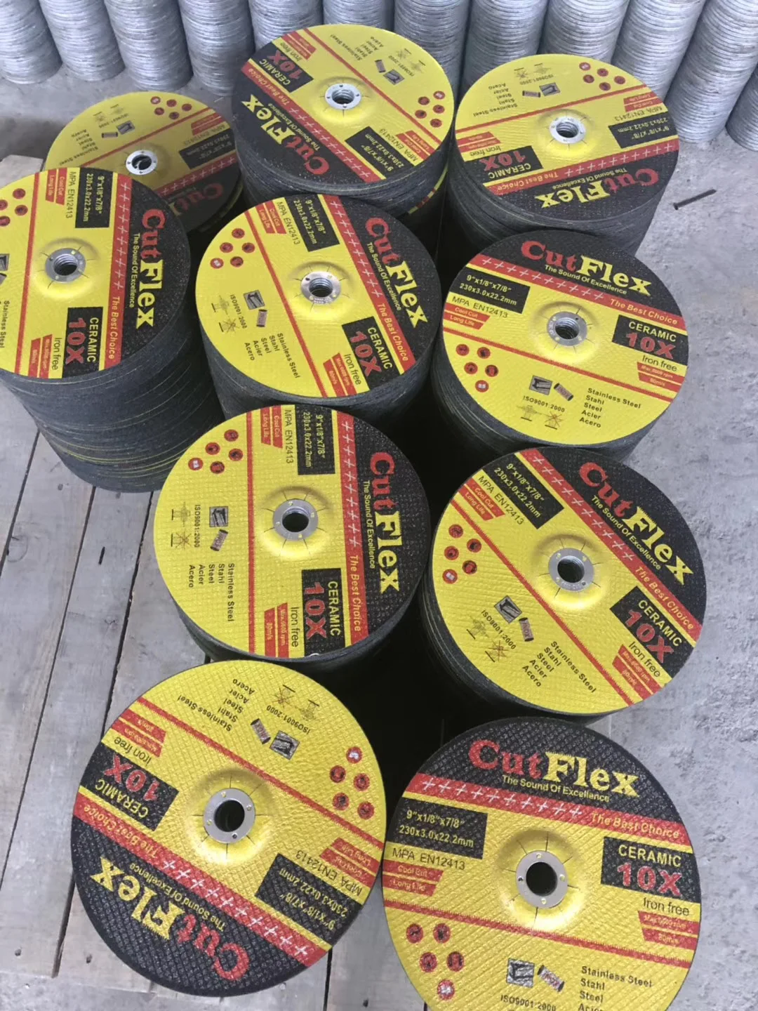 3m 4 4.5inch Disc Cut 75mm 115mm 125mm 230 Concrete Diamond Stone Metal Cutting Disc Flexible Cutting Disc for Stainless Metal