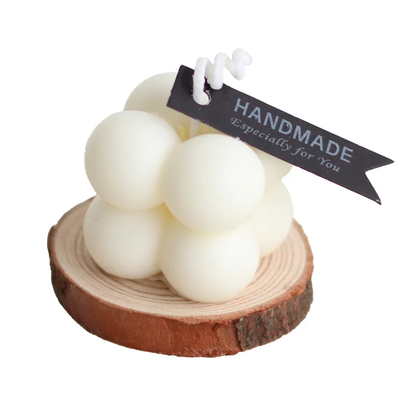 Spherical Cube Candle Mold 3d Bubble Injection Rectangle Taper Candle Molds  Cube Candle Silicone