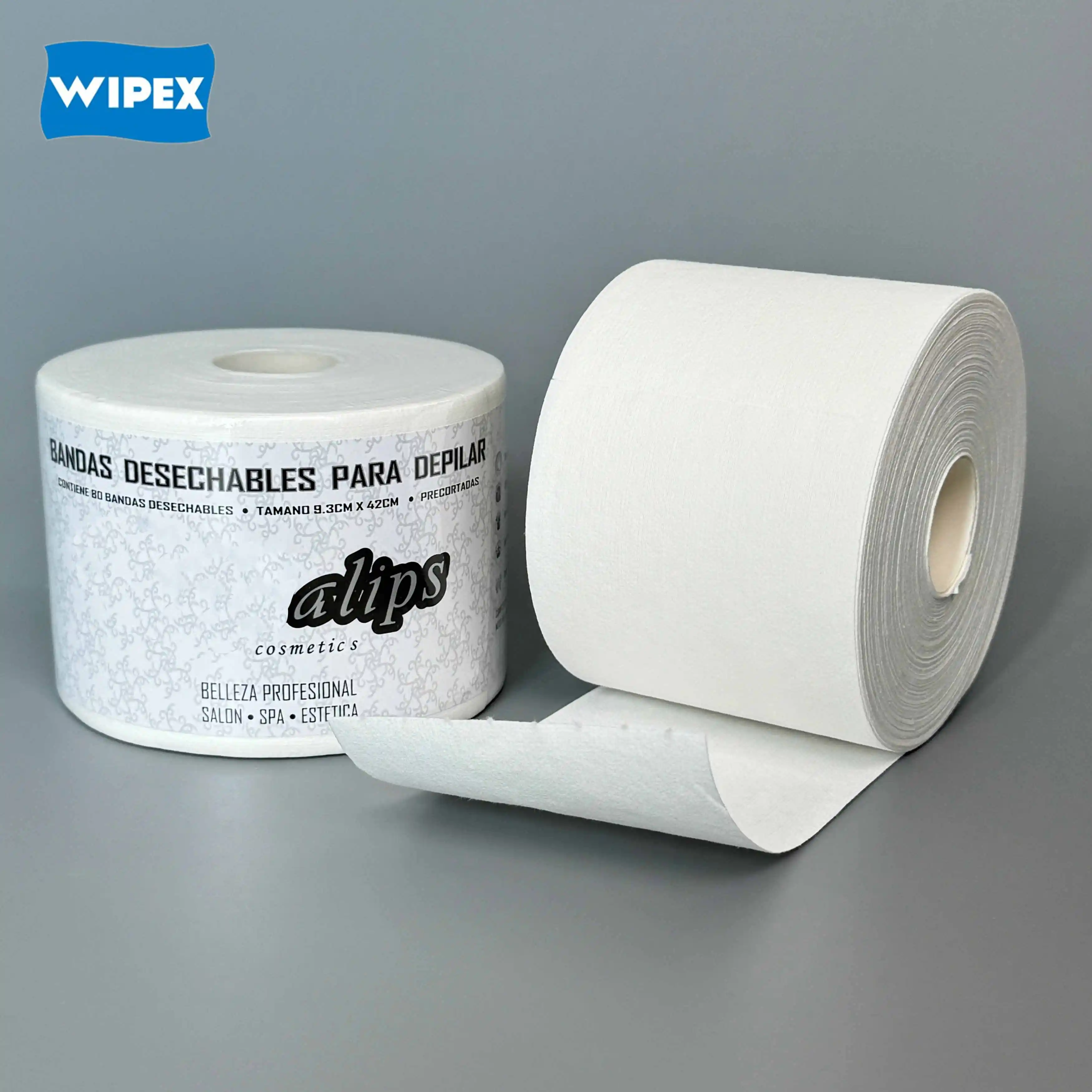 Bandas Desechables Para Depliar Ultra Soft No Wax Depilatory Strips Mini Rolls Hair Removal wax paper Epilating Wax Strips Paper