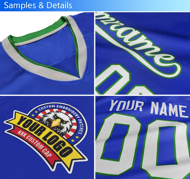2024 New Products Customized Team Training Game Ice Hockey Jersey Sublimated Printed Logo Name Number Hockey Jersey For Man