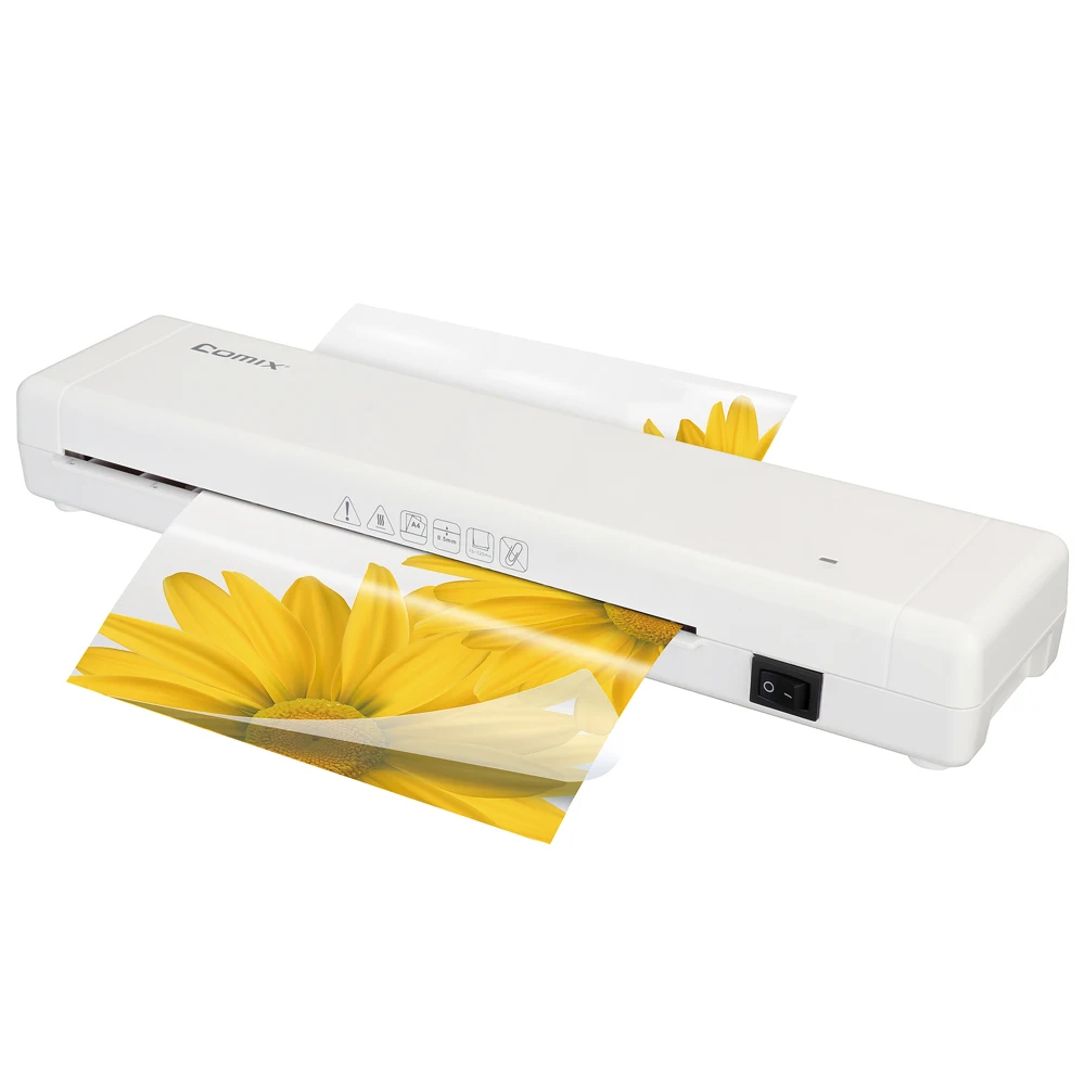 2022 Comix Brand New Design 2 Roller 1 Gear A4 Paper Size Laminator Type F9099 with Good Quality and Competitive Price