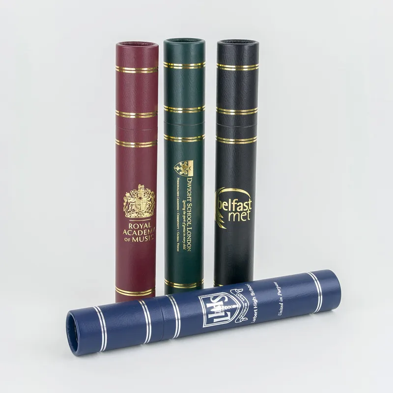  Custom Graduation Diploma cardboard Certificate Holder File Cover Folder tube
