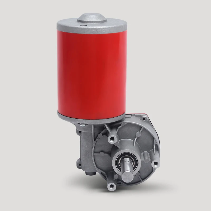12v 24v 100w DC Micro Worm Gear Motor with Metal Gearbox Reducer