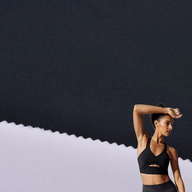 New arrival 155gsm 96 polyester 4 spandex 4 way stretch spandex fabric for  trouser yoga pant