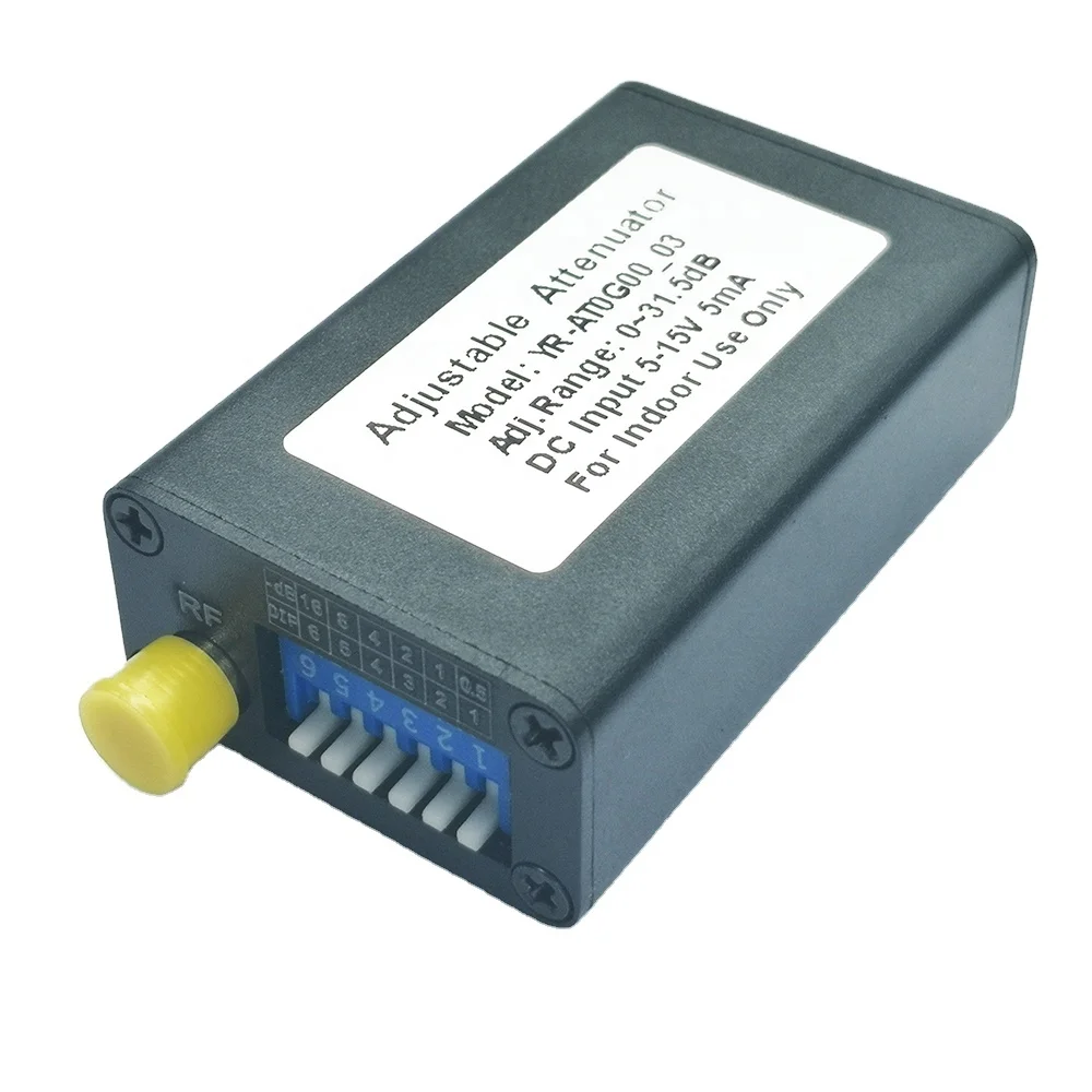 Unique Design 50 Ohm 0 to 3000Mhz Automatic Adjustable Attenuator 31.5dB Low Insertion Loss for Helium Hotspot