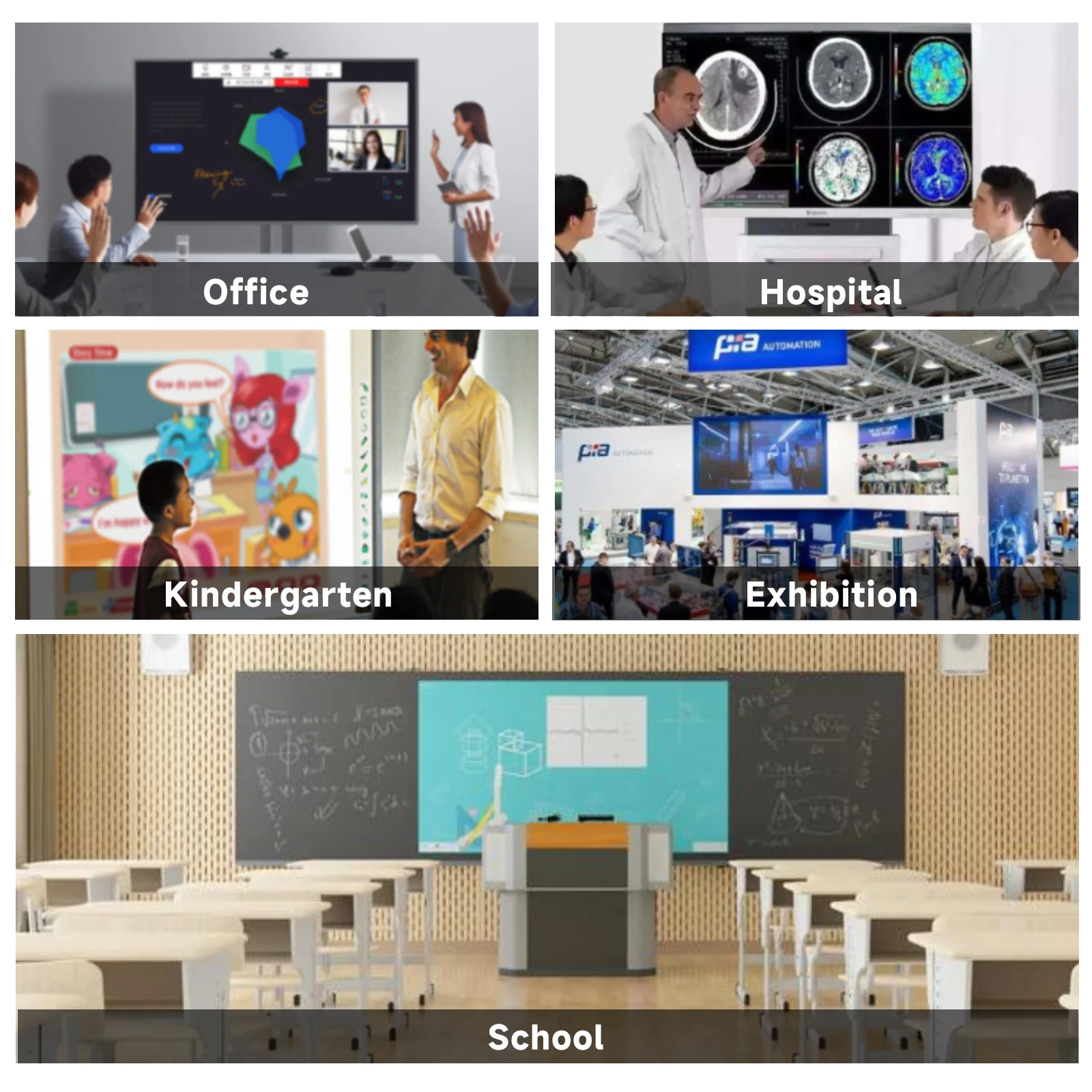 86 Inch Touch Screen LCD Digital Interactive Whiteboard For Business Office Interactive Flat Panel Smart Board