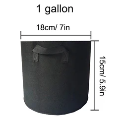 Diy Home Garden Tools 1-400 Gallon Big Plant Seedling Grow Bags Potato Strawberry Vegetable Seedling Growing Pots Plant Growth