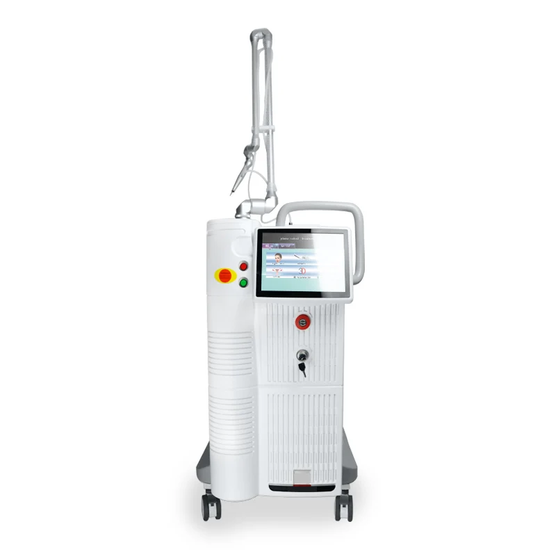 Big screen wrinkle removal co2 factional laser machine metal tube vaginal tightening acne scar removal co2 laser