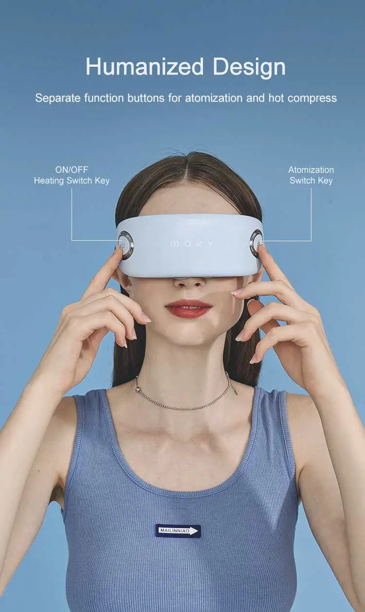 4d smart eye massager machine best household eye massager with heat compression\n