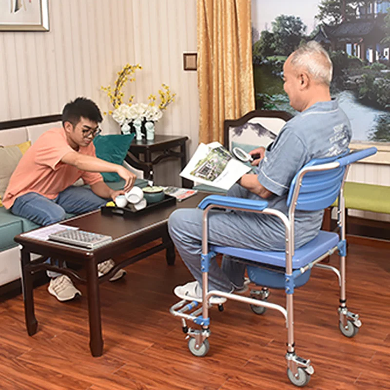 hospital furniture bathroom safety equipment rehabilitation toilet seat folding disabled toilet chair commode toilet chair