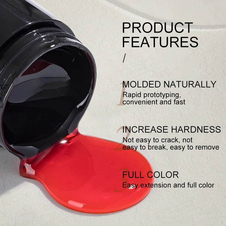 Jelly Building Gel Extension UV LED 15-colours ground Opal glass Amber Glaze Color Nail Gel Polish