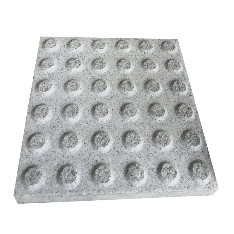 Flamed G603 Grey Granite Paving Tactile Pavers Blind Stone For Driveways Walk Side