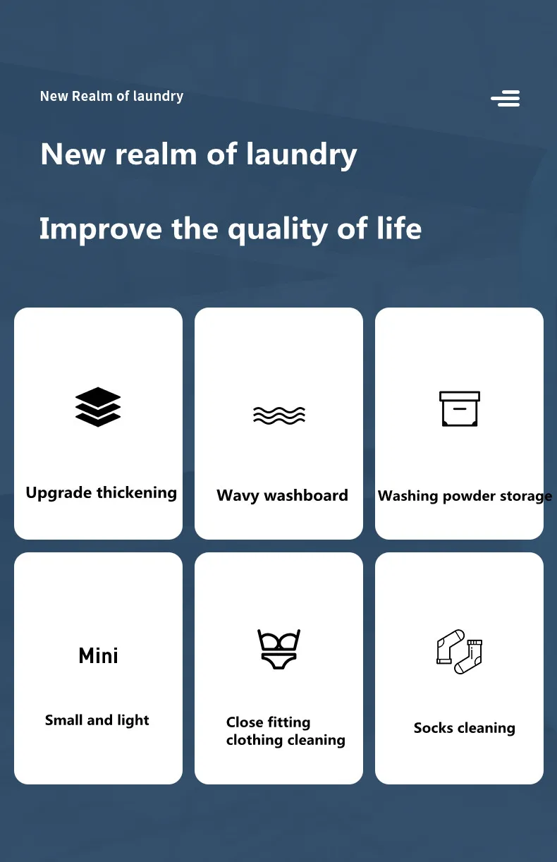 Thickened small mini laundry personal lazy laundry board household laundry board