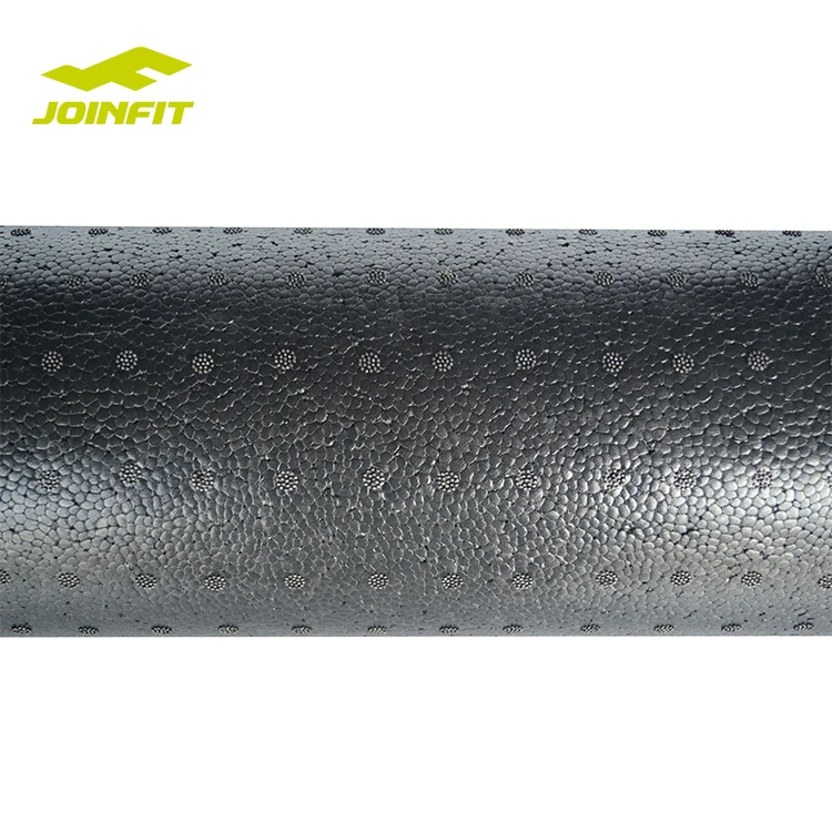 Black EPP Foam Roller with PU cover