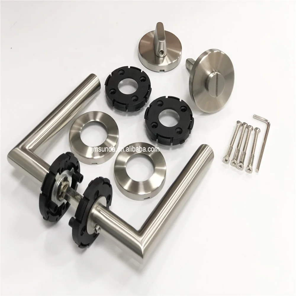 Europe hot selling stainless steel door handle  mortise door handle