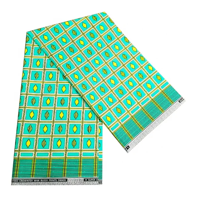 cheaper price 100% polyester African print fabric african loincloth 6y per piece