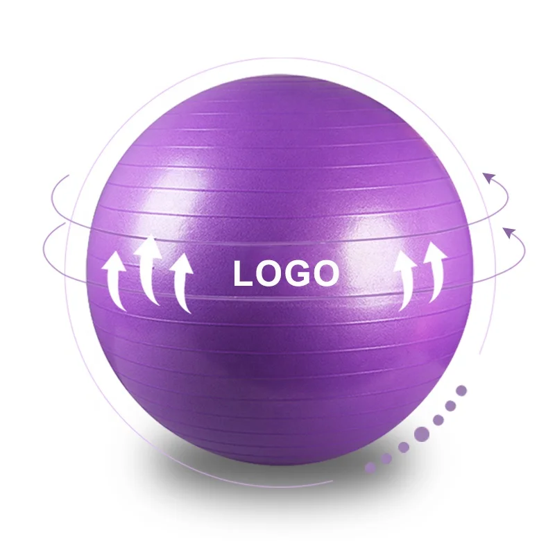 Health and Fitness Anti-Burst Stability Gym Yoga Ball with pump
