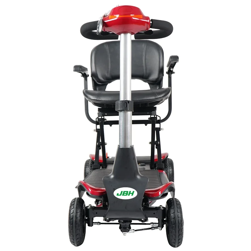 JBH Adult Electric Disabled Mobility Scooters Electric 4 Wheel with Magnetic Brake 4 Scooter Electronic Unisex Aluminum Alloy 6h