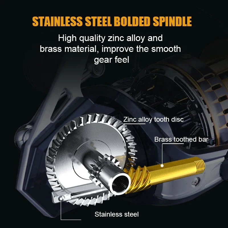 OEM high quality 2500P-12000P big game saltwater metal spinning fishing reel