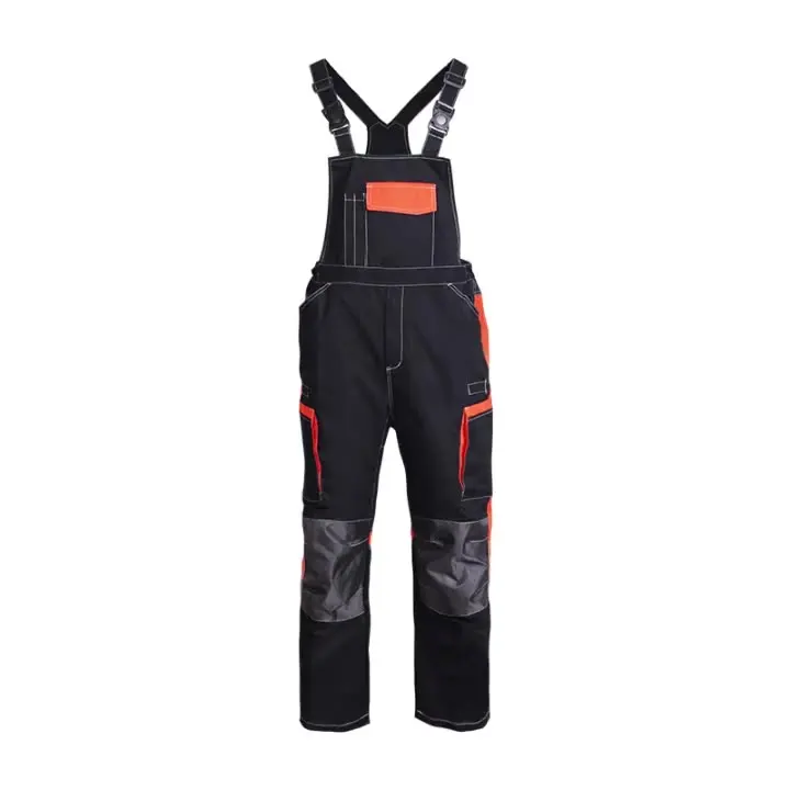 JL243 Auto repair spray paint coveralls overalls multi-pocket bib suspenders
