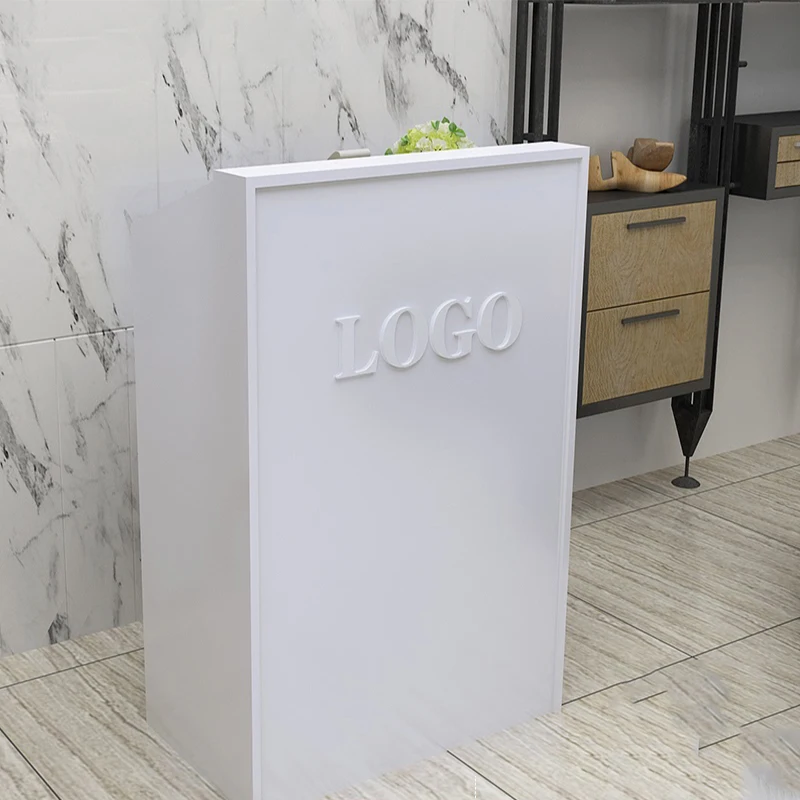 Small-scale supermarket store  coffee shop counter design barber shop reception counter cash desk