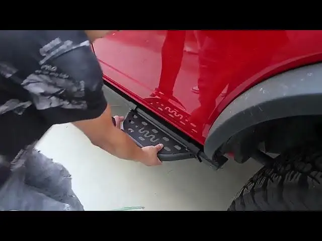 NEWWIND 4PCS Running Board Side Pedals Quick Release Step Nerf Bar fits for Ford Bronco 2021-2023 Protector Car Accessories