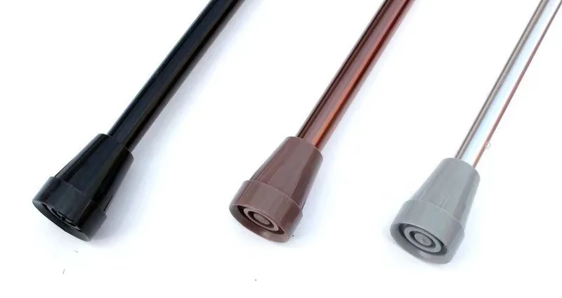 telescopic cane Aluminum Alpenstocks walking stick Section 2 adjustable crutches