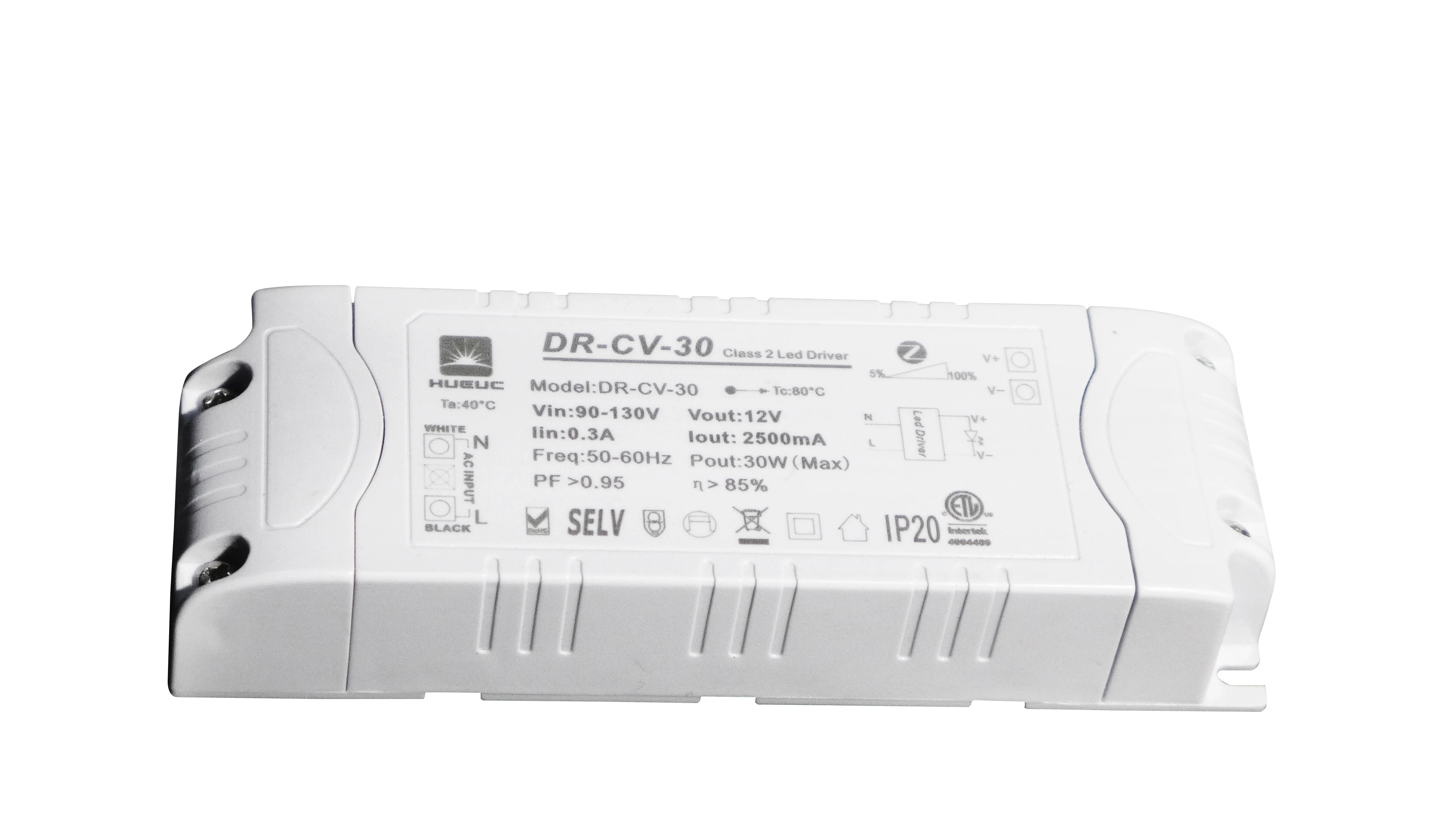 0-10 volt dimming led driver 1500mA 50w 3 years warranty