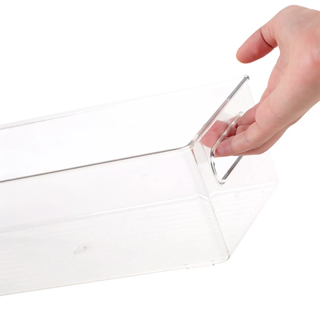 Easy to use transparent organizer kitchen milk storage refrigerator