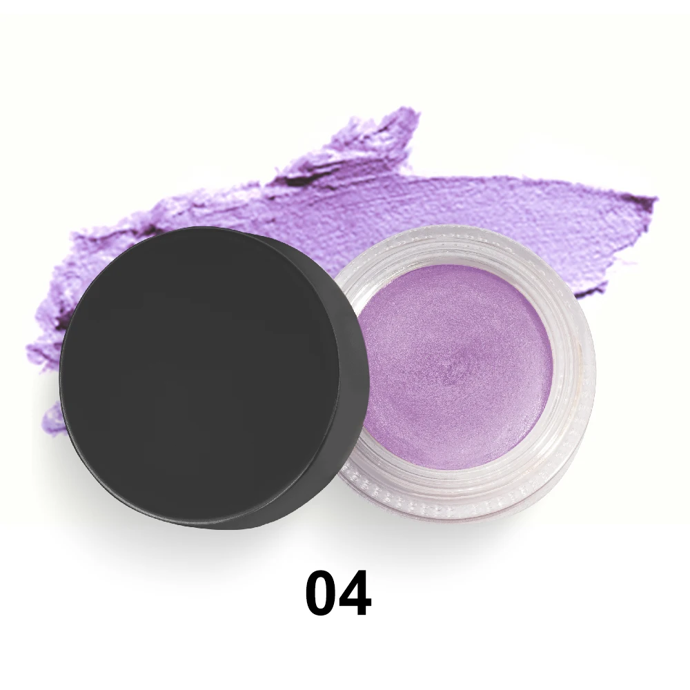 Оптовая продажа, веганские долговечные мерцающие тени для век без жестокости, подводка для глаз черного и коричневого цвета, гелевые блестящие тени для век, крем, тени для век