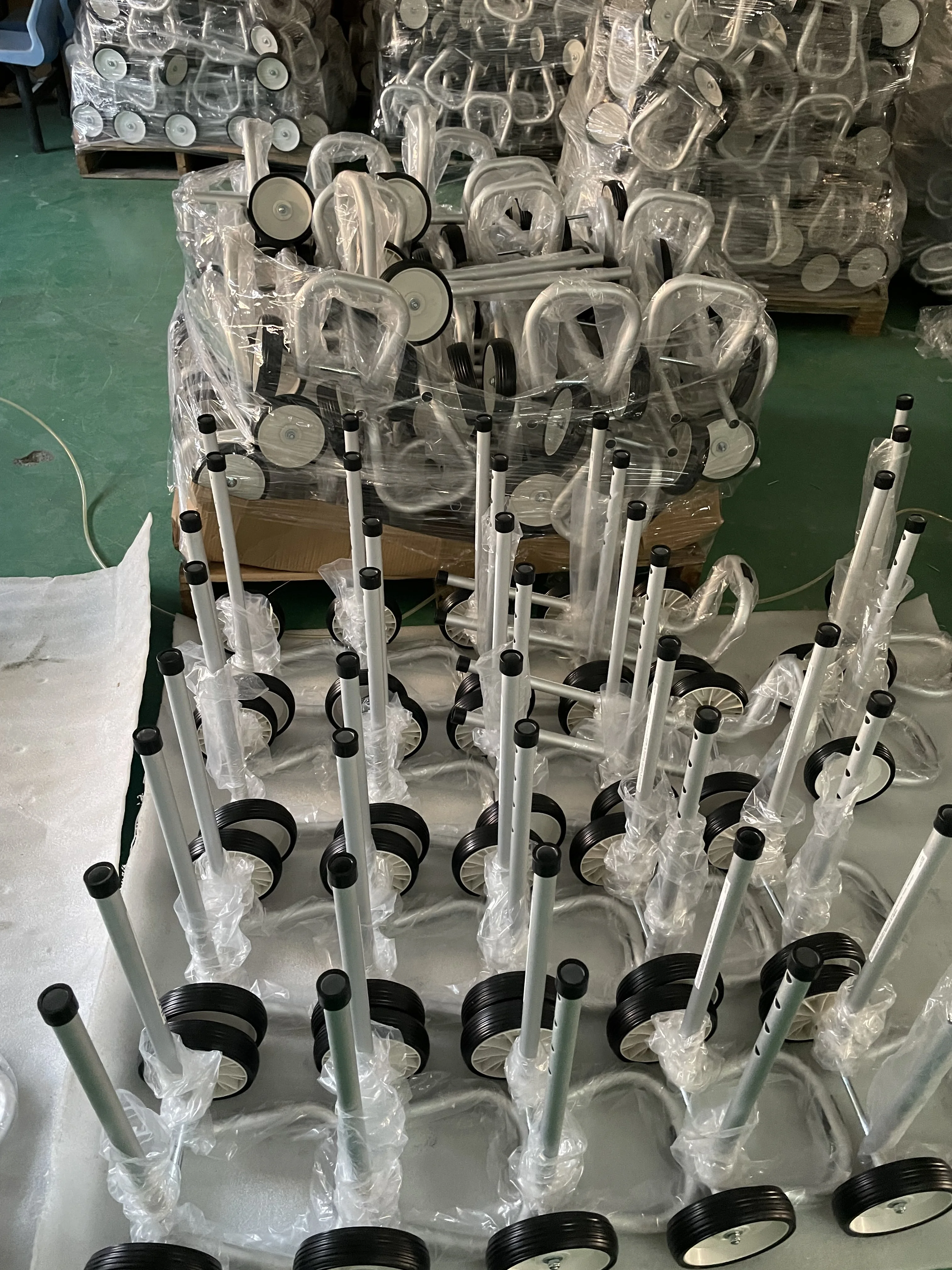 Lightweight Aluminum Hand Trolley Cart Stroller trolley Oxygen Cylinder trolley