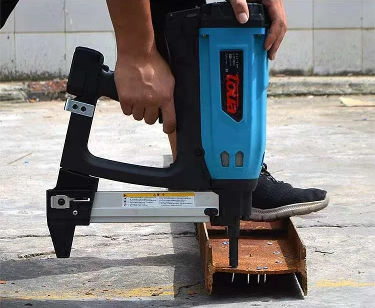 Toua GSN50 Gas Powered Nail Gun Pneumatic Nailer Adjustable Power Tools