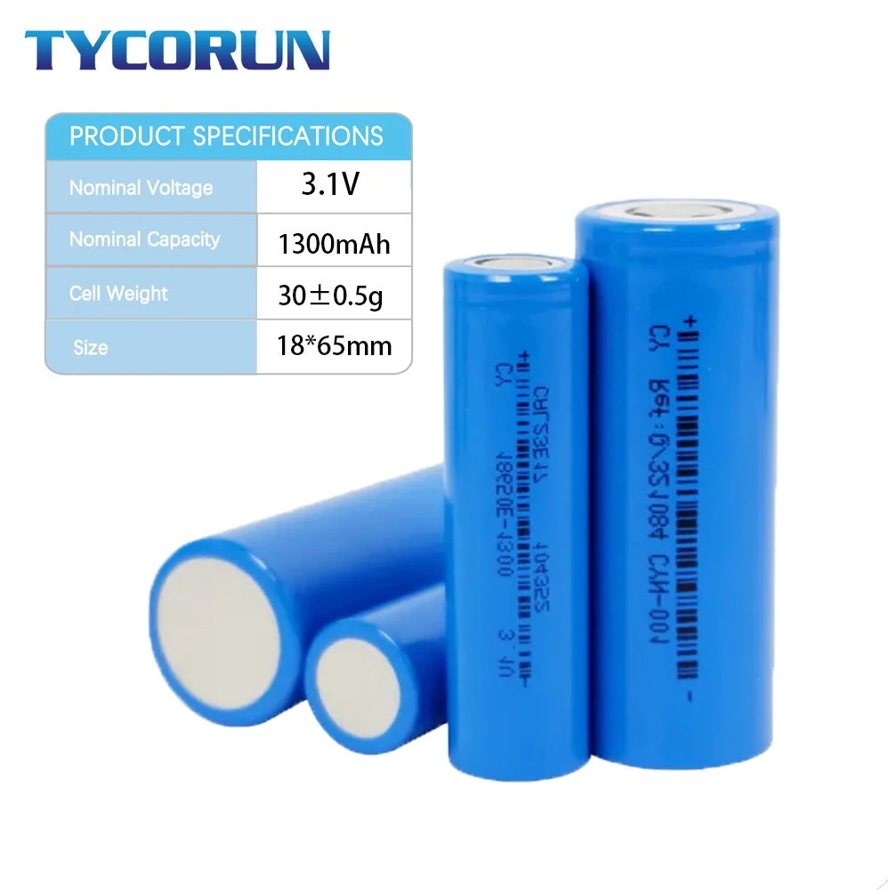 Tycorun 18650 26700 натрий ионный аккумулятор 1300 мАч 3000 мАч ячеек 3,1 V na ионный аккумулятор