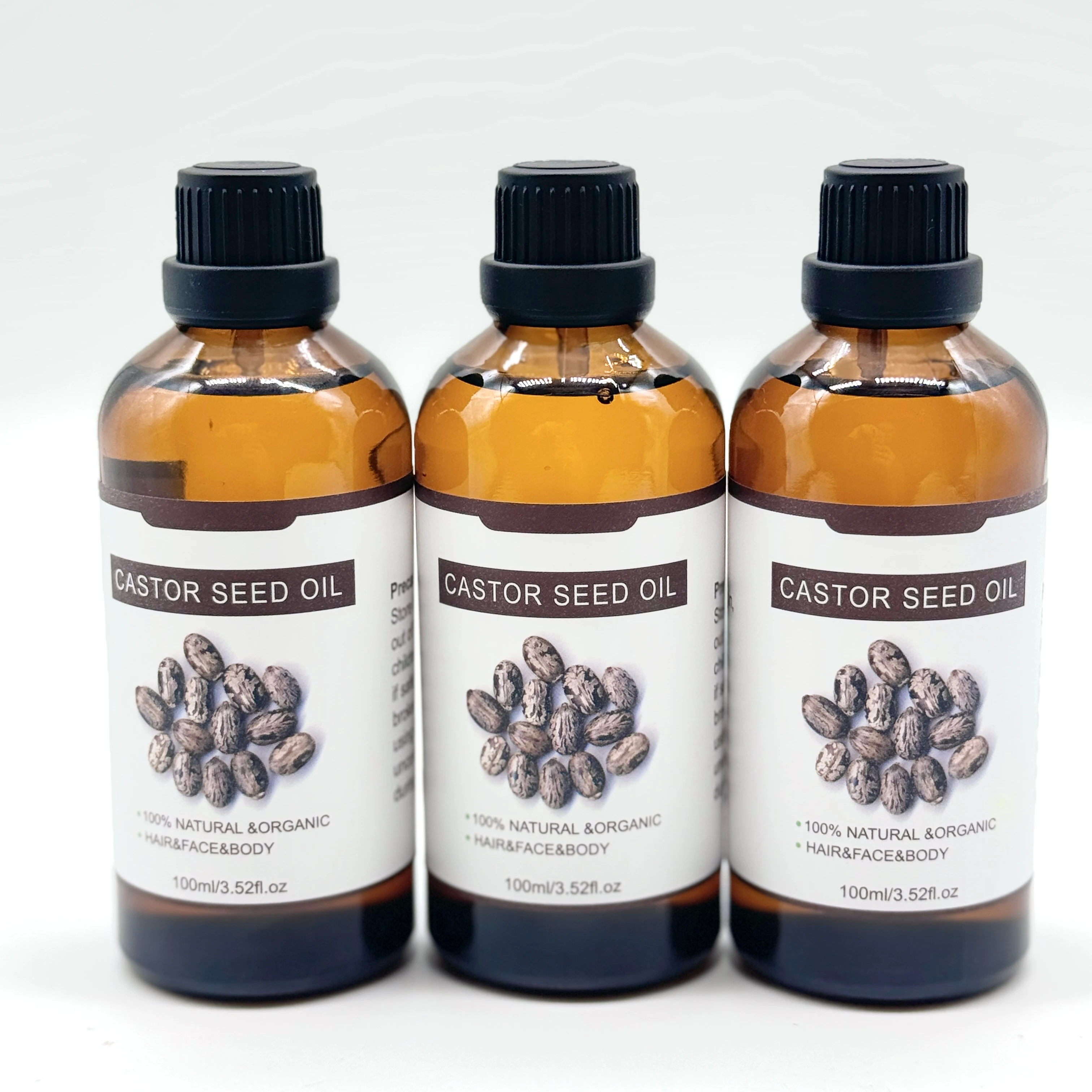 Pure Raw Material 100% Pure organic Body Essential Oil Castor Seed Oil for for Massage